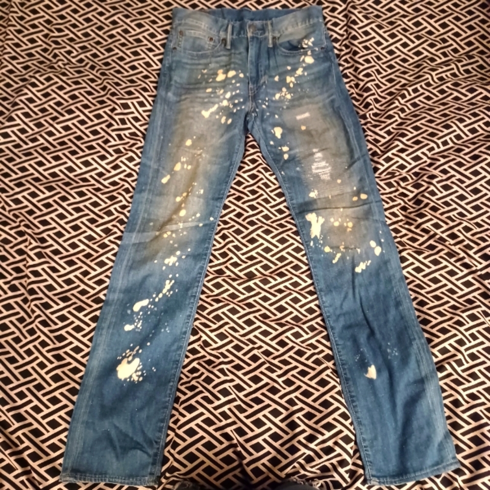 Bleach Splattered Levi's - image 4